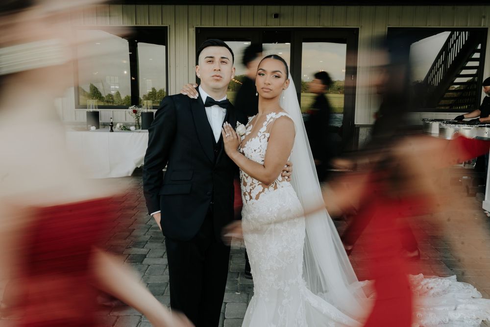 Retrato de una pareja de novios